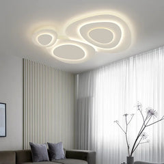 2025 Nordic Living Room Ceiling Lights White for Bedroom Hall Loft Ceiling Lamp Minimalist Decor Indoor Lighting Lusters Fixture